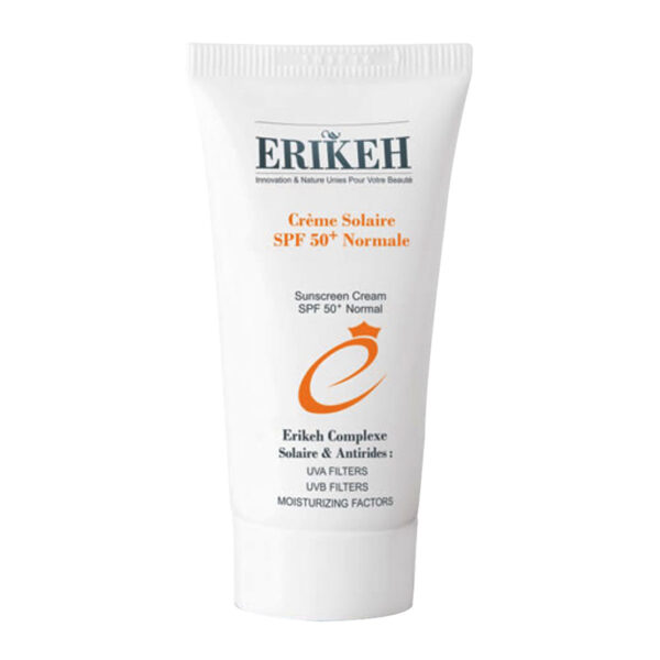 کرم ضد آفتاب نرمال +SPF50 بدون رنگ اریکه