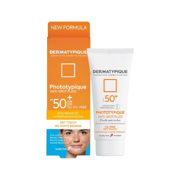 dermatypique phototypique anti spot fluid new ضد آفتاب ضد لک و روشن کننده SPF50 درماتیپیک