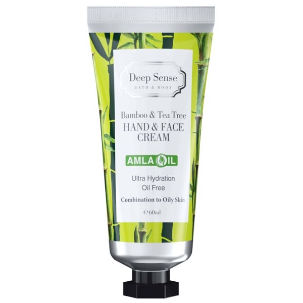 seagull Deep Sense tea tree oil Hand And Face Cream کرم مرطوب کننده دست و صورت درخت چای و بامبو دیپ سنس