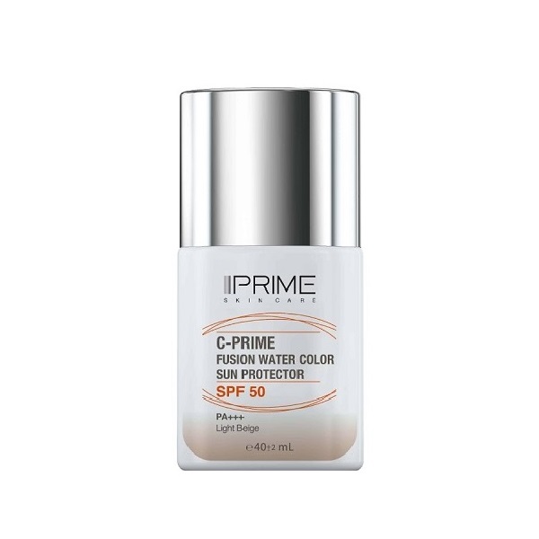 ضد آفتاب فیوژن واتر ویتامین سی رنگی پریم رنگ light beige